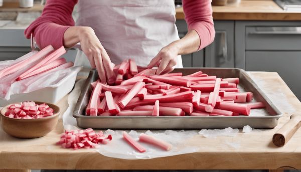 Comment bien congeler de la rhubarbe pour la conserver ?